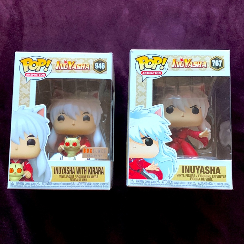 2 Inuyasha funko pops